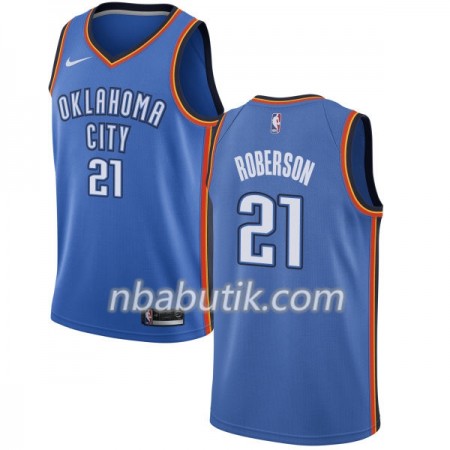 NBA Mænd Trøje Oklahoma City Thunder Andre Roberson 21 Nike 2017-18 Blå Swingman